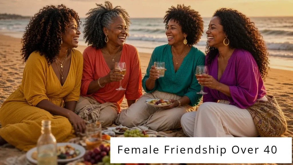 female friendship over 40, longevity for women, midlife connection wellness