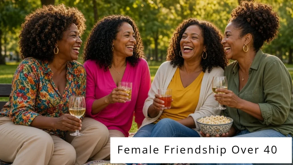 female friendship over 40, longevity for women, midlife connection wellness